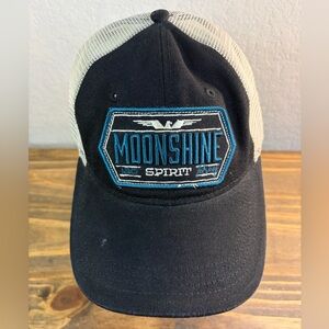 Moonshine Spirit By Brad Paisley Black Mesh Trucker Adjustable Hat Cap Patch